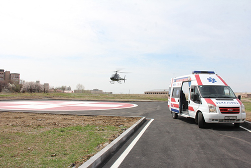 Հանրապետության հեռավոր մարզից ուղղաթիռով առաջին հիվանդն այսօր հասավ Երեւան. erebunimed.com